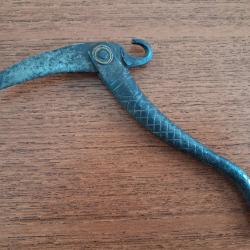 Couteau pliant traditionnel Chinois - 1&egrave;re moiti&eacute; 20&egrave;me si&egrave;cle ou ant&eacute;rieur