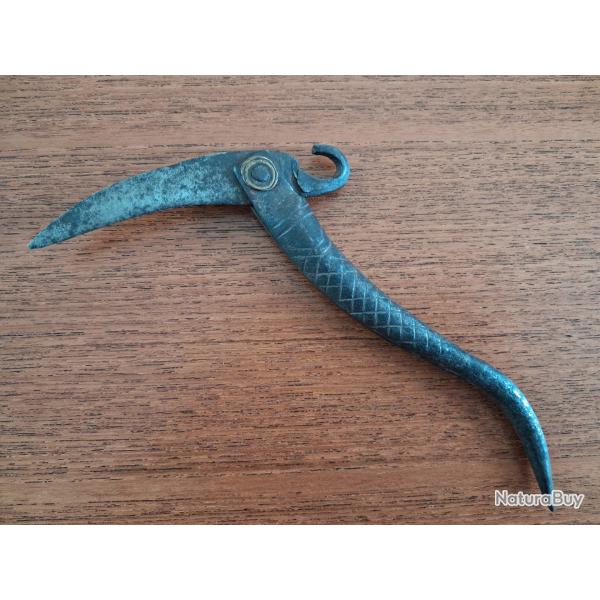 Couteau pliant traditionnel Chinois - 1�re moiti� 20�me si�cle ou ant�rieur