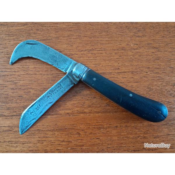Couteau pliant deux lames, v�ritable pradel - France, d�but 20�me si�cle