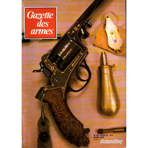 gazette des armes 69, poche de falaise , arbal�te de guerre, pa 50, pistolet schouboe 1906,