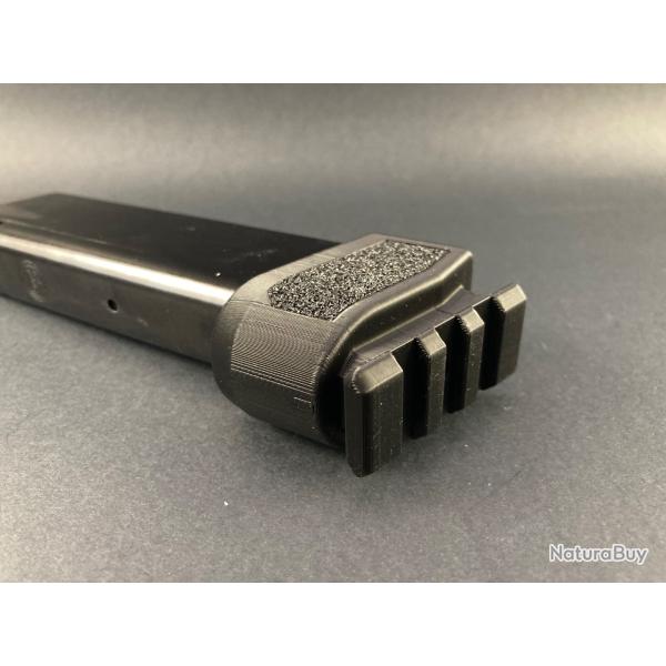 Talon de Chargeur +2 CZ Shadow2 avec rail Picatinny (Coloris au choix)
