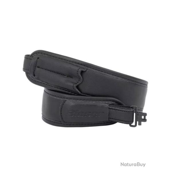 Sangle Carabine Cuir Noir BLASER PROMO