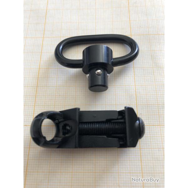 Anneau de montage Magpul � d�gagement rapide sur rail picatinny, aluminium