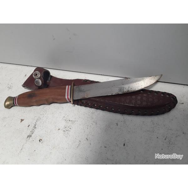 Dague fixe 30cm + etui