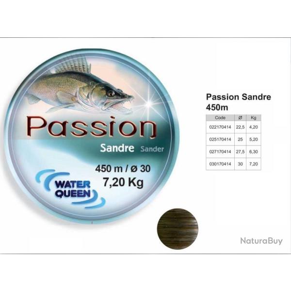 Water queen passion sandre water queen passion sandre 0,25mm 150 m