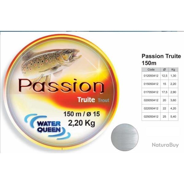 Water queen passion truite water queen passion truite 0,175mm 150 m
