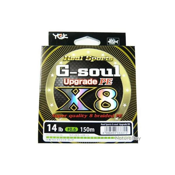 Tresse WX8 G soul upgrade xbraid wx8 g soul upgrade pe 1.5 30 lb 150m