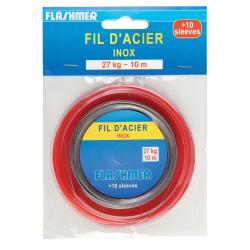 Fil d'acier tress&eacute; fil d'acier thermosoudable - 7kg 10m