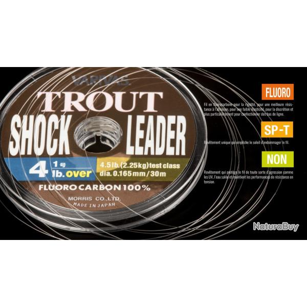 Trout Shock Leader Fluoro varivas trout fluoro carbon 30m 8lbs 0.23mm
