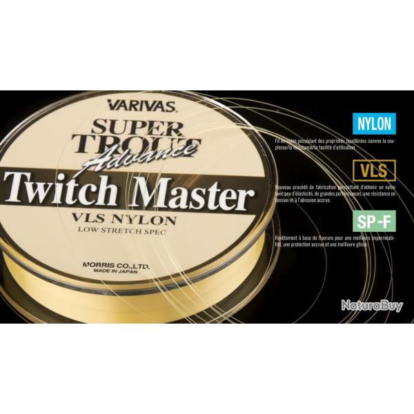 Trout Advance Twitch Master varivas super trout advance twitch master - 0,16 mm 5 lb