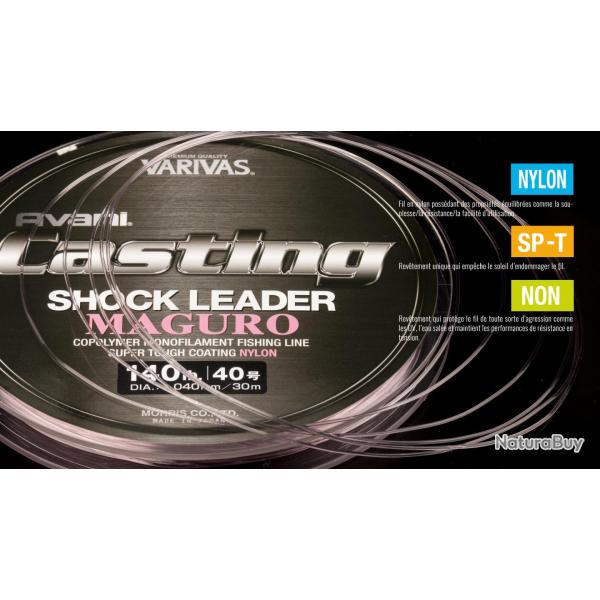 Casting Shock Leader MAGURO varivas shock leader maguro 30m 220lb