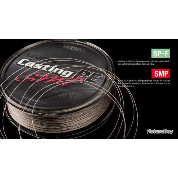 Casting SMP PE varivas avani casting pe smp 300m pe 12 160 lb
