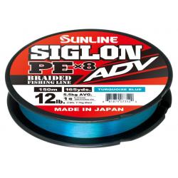 Sunline Siglon Braid adv 8x sunline siglon braid adv 8x bleu turquoise - 150m pe 0.6 10lb