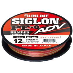 Sunline Siglon Braid adv 8x sunline siglon braid adv 8x multicouleur - 300m pe 1.0 - 16lb