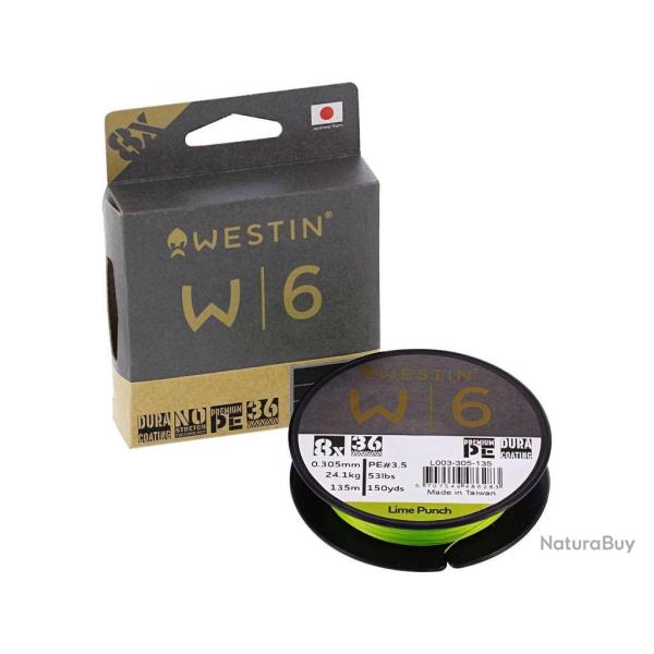 w6 8 Braid Lime Punch westin w6 8 braid lime punch 0.235mm 135m