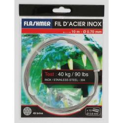 Fil d'Acier Inox 120 kg 10m fil d'acier inox - 120kg - 10m