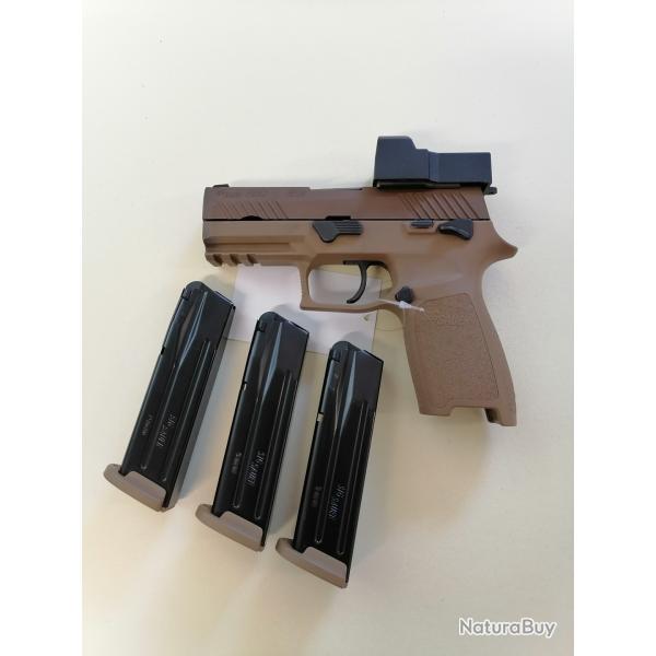 Pistolet SIG Sauer P320 M18, calibre 9x19