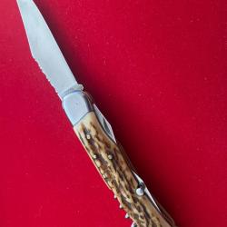 Couteau Le Pionnier Grande Chasse Rarissime 4 fonctions