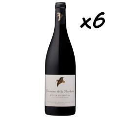 Domaine De La Mordor&eacute;e "C&ocirc;tes du Rh&ocirc;ne" rouge, 2024, le carton de 6 bouteilles, livraison gratuite