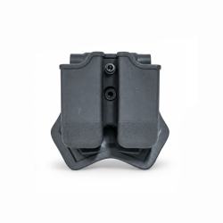 Porte chargeur double universel noir - Amomax