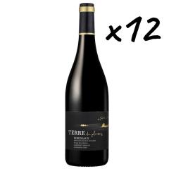 Terre de plaines cuv&eacute;e "Rouge des plaines" AOP Bordeaux, 2025, 12 bouteilles, Livraison gratuite