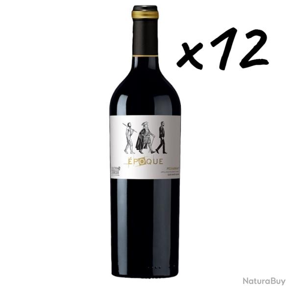 Epoque P�charmant vin rouge, AOP P�charmant 2022, 12 bouteilles, Livraison gratuite