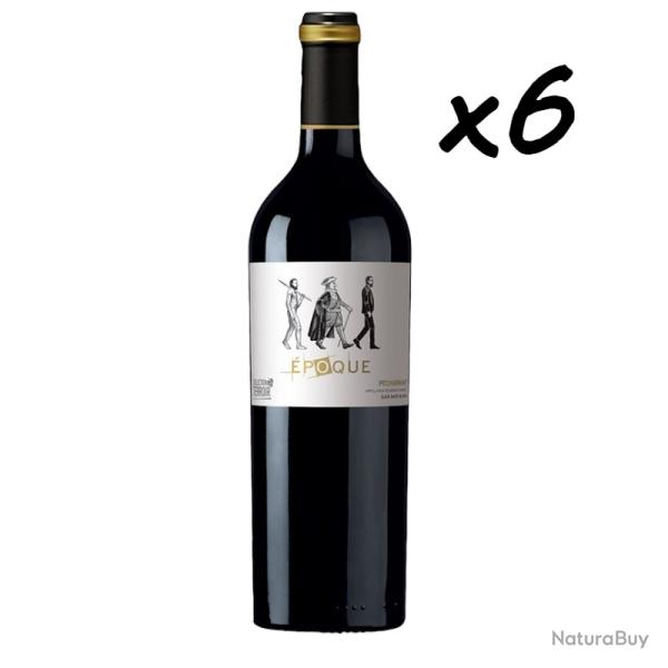 Epoque P�charmant vin rouge, AOP P�charmant 2022, 6 bouteilles, Livraison gratuite