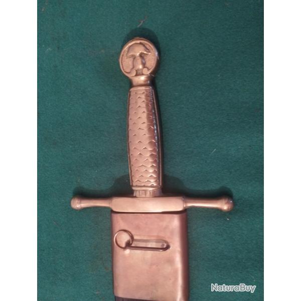 Glaive Espagnol modele 1843 pour Artlherie et soldat de Ingenerie