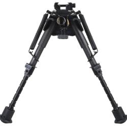 Bipied Dakota System carbone taille r&eacute;glable 6" - 9" + attache picatinny