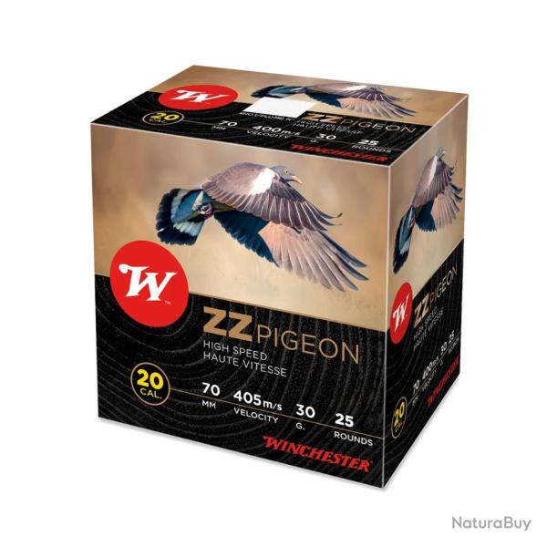 ZZ PIGEON 20/70 30g X25 - WINCHESTER NEUF UNIQUE P5.5
