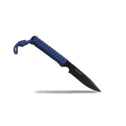 W-TECH 4 PARACORDE BLEUE LAME NOIR - WILDSTEER