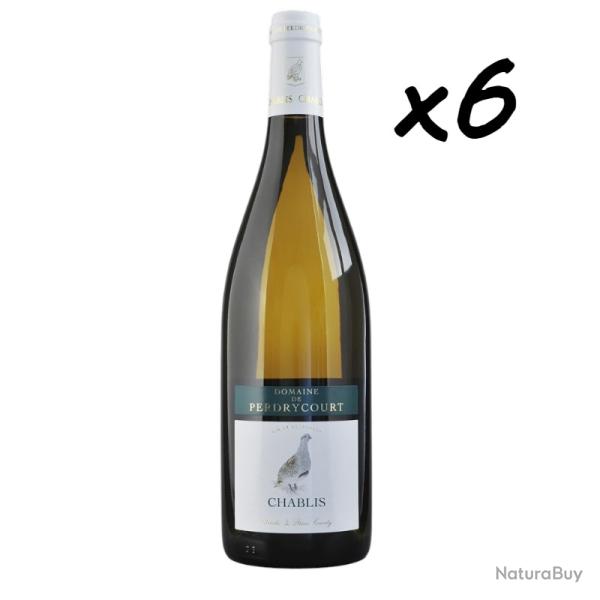 Domaine Perdrycourt AOC Chablis, 2023, 6 bouteilles, Livraison gratuite