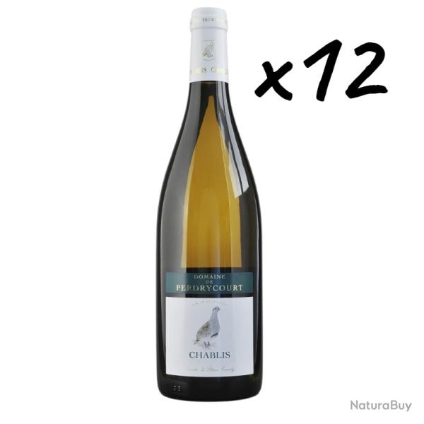 Domaine Perdrycourt AOC Chablis, 2023, 12 bouteilles, Livraison gratuite
