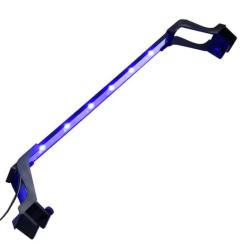 Lampe LED aquarium aluminium 55-70 cm bleu blanc &eacute;conomie &eacute;nergie