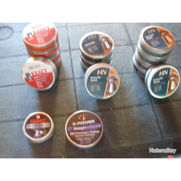 vends plombs 4,5mm