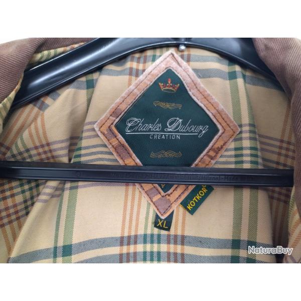 Lot de v�tements n�3 Veste de chasse Charles Dubourg - Polaire - Chemise - Occasion