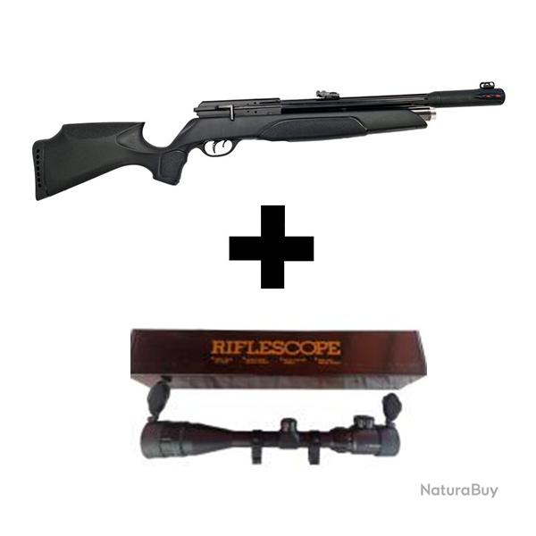 PACK-6 Nouvelle carabine PCP GAMO ARROW SLT (LEVIER LAT�RAL) Cal. 5,5 mm,  + (KIT Puissance)