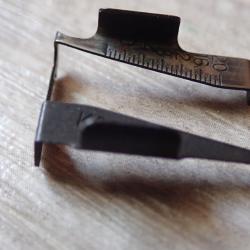 Correcteur de hausse KOREX pour fusil K31 Schmidt Rubin - Plaque de r&eacute;glage fine