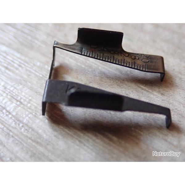 Correcteur de hausse KOREX pour fusil K31 Schmidt Rubin - Plaque de r�glage fine