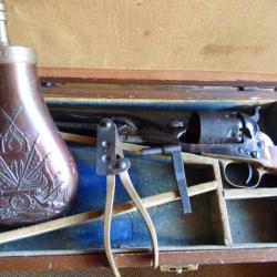 COFFRET REPLICA  ARMS 1861 NAVY POUDRE NOIRE MARIETA OHIO MADE IN ITALY