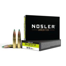 Cartouches NOSLER calibre 300 BLK Ballistic tip varmint 125gr x20