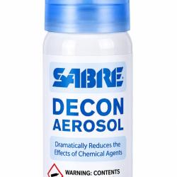 D&eacute;contaminant SABRE RED Decon Aerosol - Neutralisant Gaz CS et Spray au Poivre
