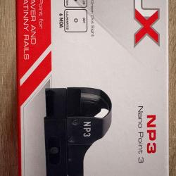 Viseur Point Rouge ou Vert UX Nano Point 3 (NP3) Umarex - &Eacute;tat Neuf (Weaver / Picatinny)