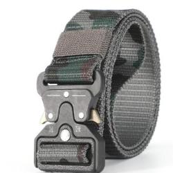 Ceinture tactique Treillis Grise -  Livraison gratuite