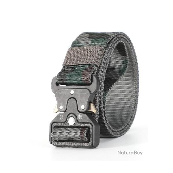 Ceinture tactique Treillis Grise -  Livraison gratuite
