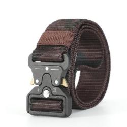 Ceinture tactique Treillis Marron -  Livraison gratuite