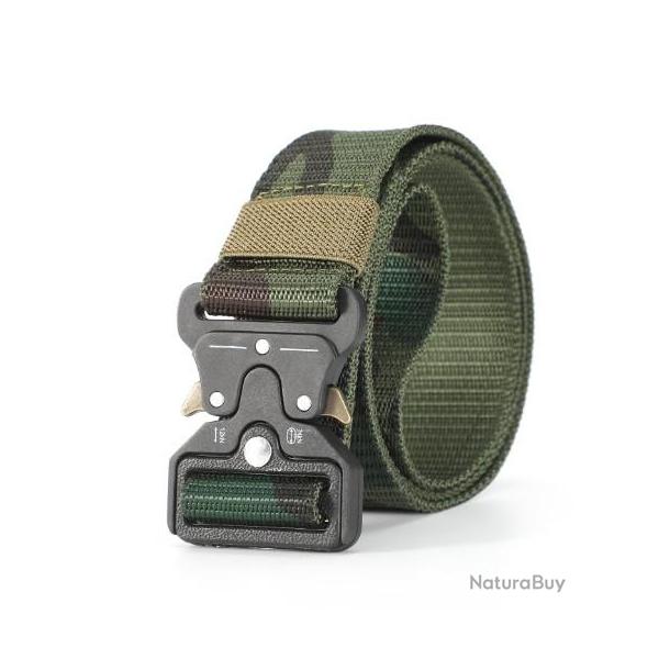 Ceinture tactique Treillis Verte -  Livraison gratuite