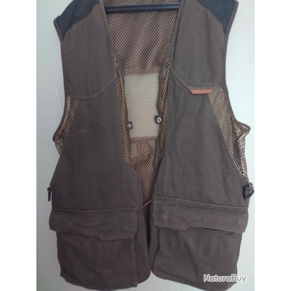 Lot de v�tements n�6 Gilet de chasse DECATHLON d'�t� - Polaire - Chemise - Occasion