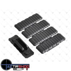 Couvre M-lok Strike Industries / M-LOK Cover V2 Noir (5-pi&egrave;ces)