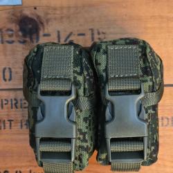 poche molle double grenade Digital Flora / EMR Russe / Airsoft